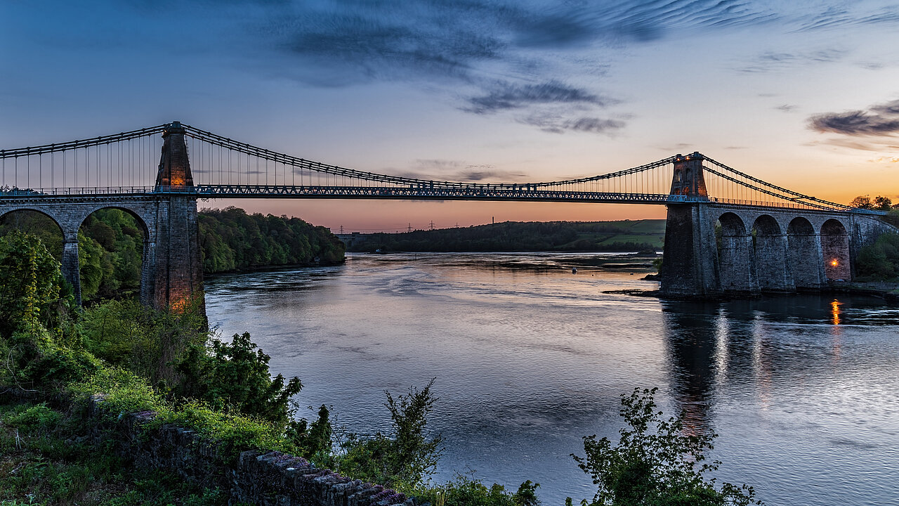 Menai Hängebrücke