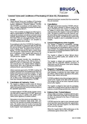 General Terms and Conditions of Purchasing